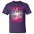 Breast Cancer Awareness T Shirt In October We Wear Pink Ghost - Wonder Print Shop