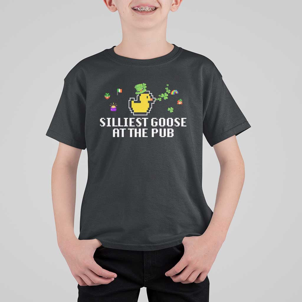 Funny St Patricks Day T Shirt For Kid Silliest Goose At The Pub Funny St. Patricks Day - Wonder Print Shop