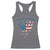 No Kings In America Racerback Tank Top Dripping Crown