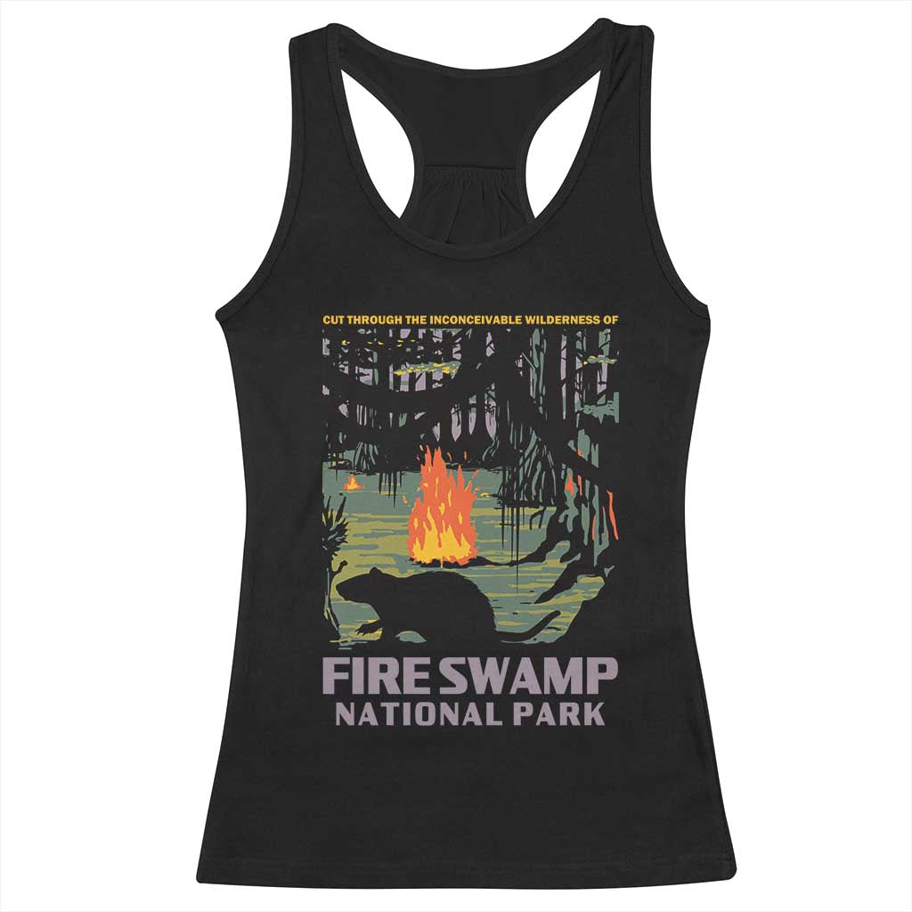 Fire Swamp National Park Racerback Tank Top Inconceivable Fantasy Adventure