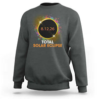 Colorful Paint Splatter 2026 Total Solar Eclipse Totality Astronomy Sweatshirt