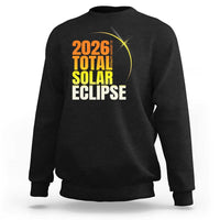 2026 Total Solar Eclipse August 12 Sweatshirt Totality Modern Space Graphic