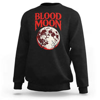 Retro Blood Moon Graphic Sweatshirt Mystic Celestial Gothic Astronomy Art
