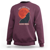 Total Lunar Eclipse March 3 2026 Sweatshirt Constellation Wolf Souvenir Graphic