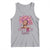 Breast Cancer Awareness Tank Top Black Afro Woman Support Squad Pink Ribbon Sunflower