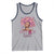 Breast Cancer Awareness Tank Top Black Afro Woman Support Squad Pink Ribbon Sunflower