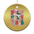 Groovy Christmas Christmas Ornament Holly Jolly Vibes - Wonder Print Shop