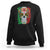 Sugar Skull Mexican Flag Sweatshirt Viva Mexico Hispanic Heritage Month - Wonder Print Shop