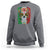 Sugar Skull Mexican Flag Sweatshirt Viva Mexico Hispanic Heritage Month - Wonder Print Shop