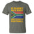 South Africa Rugby T Shirt If Rugby Was Easy They'd Call It Football Funny - Wonder Print Shop