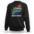 South Africa Pride Sweatshirt South African Flag Map - Wonder Print Shop