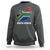 South Africa Pride Sweatshirt South African Flag Map - Wonder Print Shop