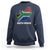 South Africa Pride Sweatshirt South African Flag Map - Wonder Print Shop