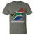 South Africa Pride T Shirt South African Flag Map - Wonder Print Shop