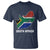 South Africa Pride T Shirt South African Flag Map - Wonder Print Shop