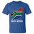 South Africa Pride T Shirt South African Flag Map - Wonder Print Shop