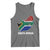 South Africa Pride Tank Top South African Flag Map