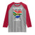 Funny South Africa Raglan Shirt I'm Married To A South African Nothing Scares Me