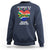 South Africa Sweatshirt I'm Married To A South African Nothing Scares Me Funny - Wonder Print Shop