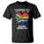 South Africa T Shirt I'm Married To A South African Nothing Scares Me Funny - Wonder Print Shop