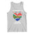 Funny South Africa Tank Top I'm Married To A South African Nothing Scares Me