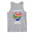 Funny South Africa Tank Top I'm Married To A South African Nothing Scares Me