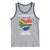 Funny South Africa Tank Top I'm Married To A South African Nothing Scares Me