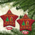 Merry Glizzmas Christmas Ornament Funny Hotdog Xmas Tree Hot Ugly Christmas - Wonder Print Shop