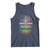 African American Roots Tank Top American Grown With African Roots US Flag Tree