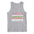 African American Roots Tank Top American Grown With African Roots US Flag