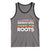 African American Roots Tank Top American Grown With African Roots US Flag