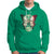 Mexican Sugar Skull Hoodie Mexico Flag Butterfly Latino Hispanic Heritage - Wonder Print Shop