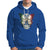 Mexican Sugar Skull Hoodie Mexico Flag Butterfly Latino Hispanic Heritage - Wonder Print Shop