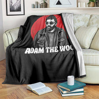 Adam Inspired Graphic Throw Blanket The Woo In Remembrance Memorial Tribute - Wonder Print Shop