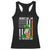 Funny Biden St Patricks Day Racerback Tank Top Merry 4th of Saint Patrick Uh Uh Leprechaun American Flag