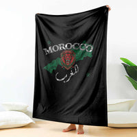 Morocco Lion Maghrib Moroccan Spirit Heritage Throw Blanket