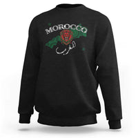 Morocco Lion Maghrib Moroccan Spirit Heritage Sweatshirt