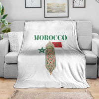 Traditional Moroccan Mosaic Archway Graphic Throw Blanket Morocco Architecture Tile Pattern