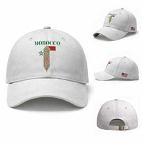 Traditional Moroccan Mosaic Archway Graphic Baseball Cap Morocco Architecture Tile Pattern TS02