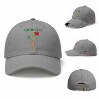 Traditional Moroccan Mosaic Archway Graphic Baseball Cap Morocco Architecture Tile Pattern TS02