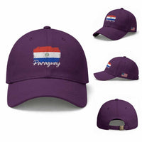 Vintage Paraguay Flag Paraguaya Heritage Pride Roots Baseball Cap