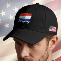Vintage Paraguay Flag Paraguaya Heritage Pride Roots Baseball Cap