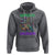 Funny Mardi Gras Dinosaur Hoodie Mardi Grawr Rex - Wonder Print Shop