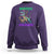 Funny Mardi Gras Dinosaur Sweatshirt Mardi Grawr Rex - Wonder Print Shop