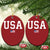 USA Christmas Ornament Patriotic American Flag - Wonder Print Shop