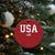 USA Christmas Ornament Patriotic American Flag - Wonder Print Shop