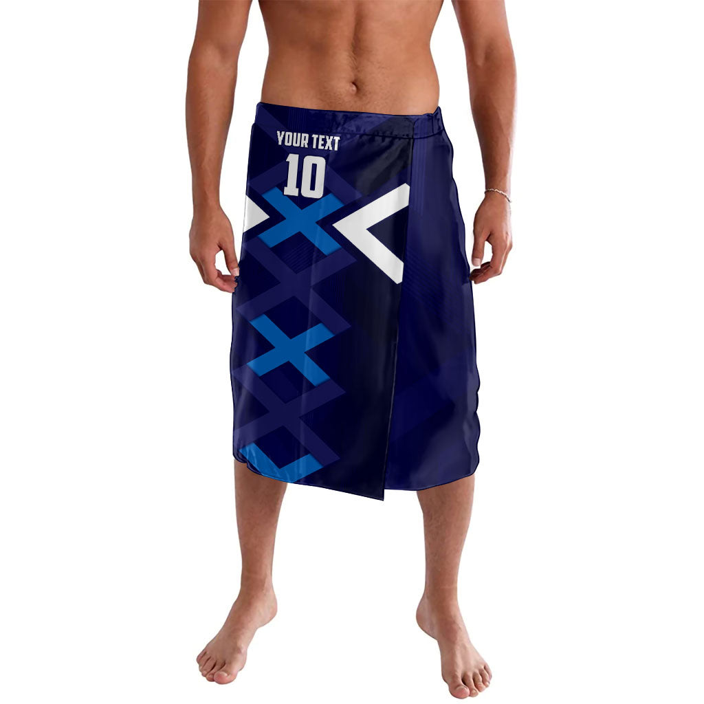 Personalized Scotland Unicorn Football Lavalava Scottish National Soccer Team - St Andrew's Cross - Vibrant Fantasy Mascot