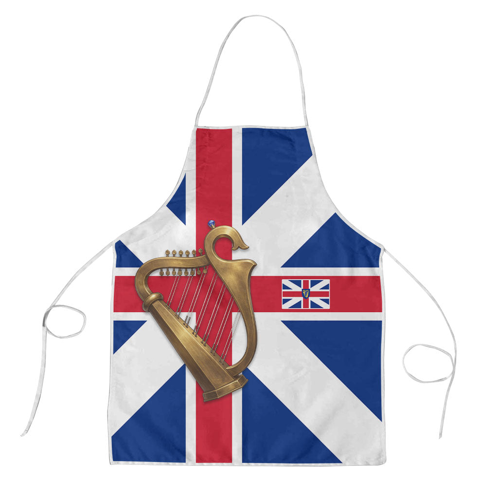 Commonwealth Of England Flag Golden Harp Apron Historical British Heritage