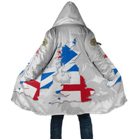 Commonwealth Of England Map Cloak Historical British Isles Flag Silhouette