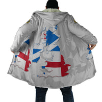Commonwealth Of England Map Cloak Historical British Isles Flag Silhouette